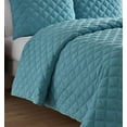 thumbnail image 2 of Avery Pure Cotton Bamboo Babs 3 Piece Double/Queen Quilt Set, 2 of 7