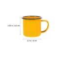 thumbnail image 3 of EeaseMX 3 tazas esmaltadas de estilo retro, pequeñas y de colores, multifunción, para niños., 3 of 7