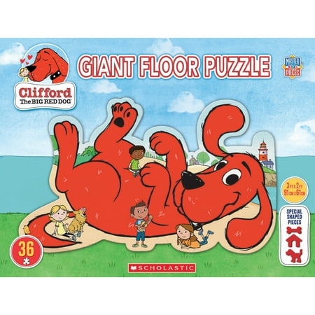 UPC: 0705988120114 | MasterPieces 36 Piece Jigsaw Puzzle for Kids – Clifford Beach Floor Puzzle