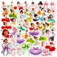 thumbnail image 2 of 50 Dancing Girl Decorative Stickers, Cute Cartoon Stickers For Decorating Luggage And Cars, Ballet Dancer Vinyl Decals, Laptop Water Bottle DIY Decor,as show, 2 of 5