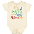 thumbnail image 3 of Inktastic Nanny and Pappy Love Me Boys or Girls Baby Bodysuit, 3 of 5