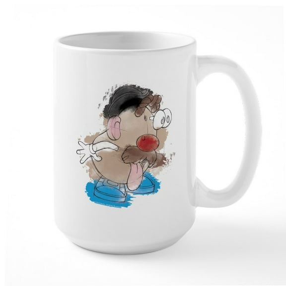 CafePress - Mr. Potato Head Eyes Popp - 15 oz Ceramic Large White Novelty Mug
