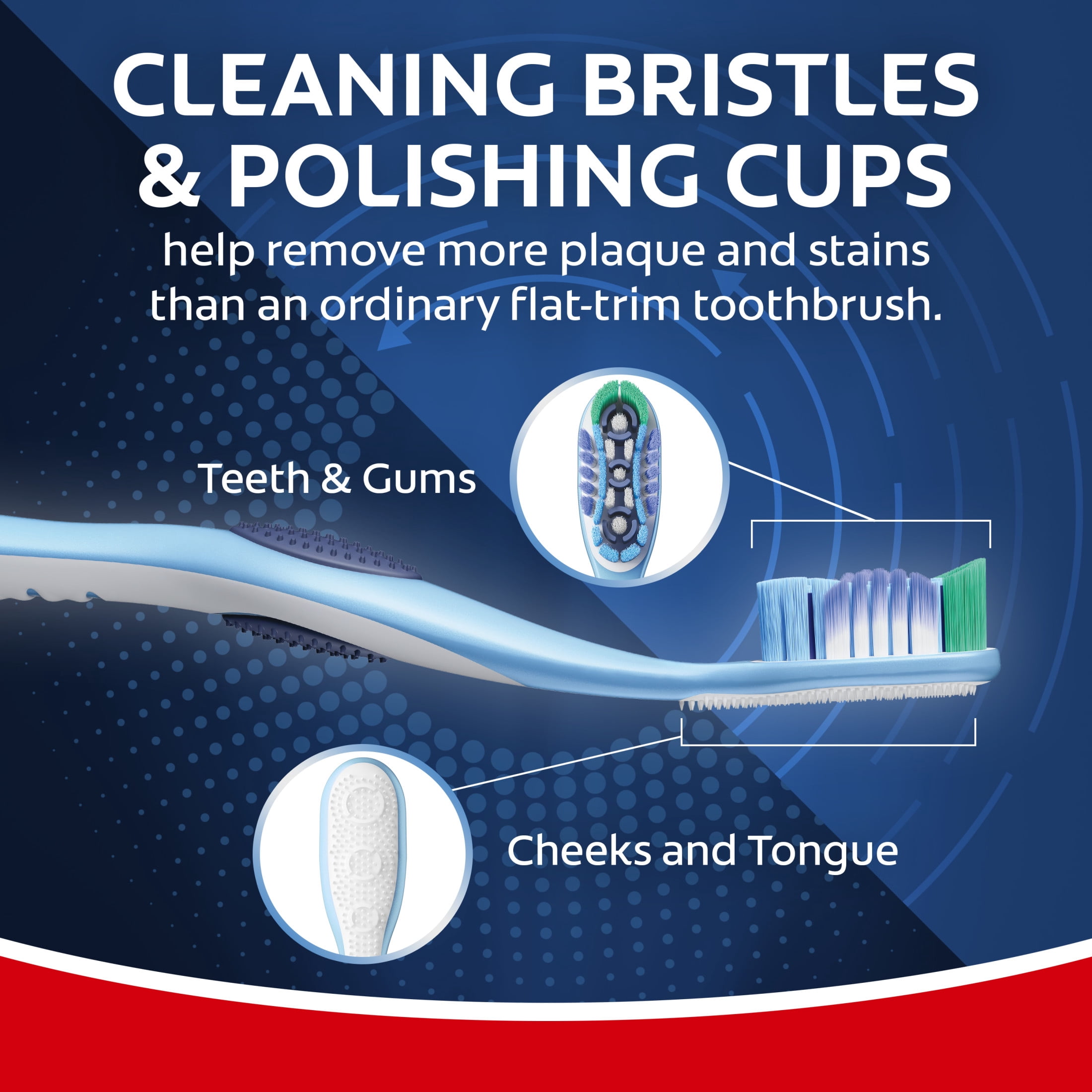Colgate 360 Deep Clean Toothbrush Pack, Soft Adult Toothbrushes, 5 Pack