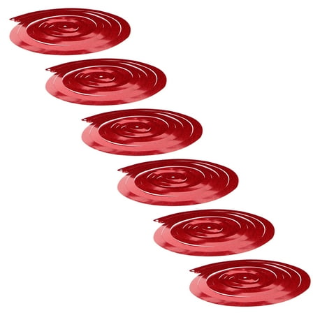 6 PCS Decorating Party Decoration Streamers 100.00X2.00X2.00CM Red