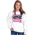 thumbnail image 4 of Breast Cancer Fighting Machine Women Crewneck Sweatshirt Brisco Brands L, 4 of 6