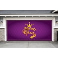 thumbnail image 2 of Showdown Displays 7' x 16' Purple and Yellow Mardi Gras" Double Car Garage Door Banner, 2 of 2