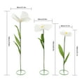 thumbnail image 6 of Wildnix Wedding Artificial Flower Decoration, Corn Poppy Floral Arrangement for Romantic and Timeless Weddings, Maintenance-Free, Set of 3, 6 of 6