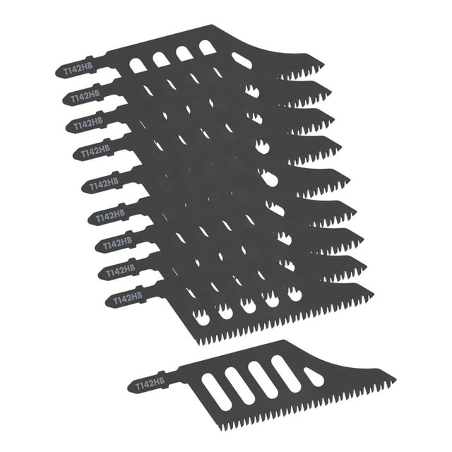 S SERENABLE Jig Saw Blade High Strength Replacement for Carpenter Wood Working Workbench 10 pieces T142HB