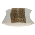 thumbnail image 3 of Nassau Collection Embroidered Greek Key Lumbar Throw Pillow - 20" - Beige and Bronze, 3 of 6