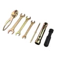 thumbnail image 2 of Kit de herramientas de reparación de motocicletas: destornillador, bujía, alicates, llave , universal, portátil, de metal., 2 of 8