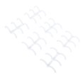 thumbnail image 1 of 50PCS Comb Binding Spine 16mm 3 Rings A4 PP Book Binder Spine Reports Presentations, 1 of 7
