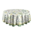 thumbnail image 5 of Spring Wild Flower Round Table Cloth,Wrinkle Resistant Table Cover with Polyester,Waterproof Reusable Round Table Cloths for Easter Birthday Picnic Wedding (Round,60x60inch), 5 of 6