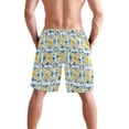 thumbnail image 2 of joogoo Men's Swim Trunks Lemons Bohomis Beach Shorts with Pockets S, 2 of 6