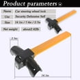 thumbnail image 5 of waltyotur Car Steering Wheel Lock Strong Durable Heavy Duty Anti-Theft Steering Wheel Lock Replacement for Car SUV Truck, 5 of 6