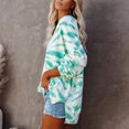 thumbnail image 4 of Women Long Sleeve Blouse, Comfortable Soft Women Pullover Sweatshirt Off The Shoulder  For Daily Wear ANGGREK Verde L, 4 of 6