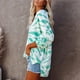thumbnail image 4 of Women Long Sleeve Blouse, Comfortable Soft Women Pullover Sweatshirt Off The Shoulder  For Daily Wear ANGGREK Verde L, 4 of 6