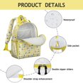 thumbnail image 3 of Fire Truck Toddler Backpack Adjustable Padded Straps Chest Buckle Large Capacity Durable Bookbag, 3 of 5