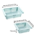 thumbnail image 2 of Pull Out Refrigerator Storage Holder Food Organizer Drawer Shelf Proper Silicone Dish Dry Rack Wooden Stainless Steel Dish Rack Large Collapsible Dish Drainer Rack Faucet Rack Stainless Steel, 2 of 3