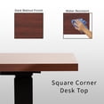 thumbnail image 3 of VIVO Electric 78" x 55" Stand Up Corner Desk, Dark Walnut Tops, Black Frame, 3 of 5