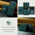 thumbnail image 5 of for OnePlus N20 5G Case ,Magnetic Buckle Leather Detachable Wallet Cover, Card Pocket Back Flip Kickstand Shockproof Business Slim Phone Case For OnePlus N20 5G,
Green, 5 of 11