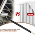 thumbnail image 2 of Radiator Cleaner Brush, 2 Pack Radiator Duster, Long Flexible with Wood Handle, Cleaning Brush for Radiator, Length 76 cm Dust Bristle Brush, 2 of 5