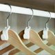thumbnail image 2 of 50Pcs Ultralight Mini Clothes Hanger Connector Cascading Hooks White Closet Hooks Hat Bag Hanger Wardrobe Closet Organizer, 2 of 5
