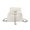 White, variant on Casual PU Backpack With Chain Strap Travel Daypack Color Aesthetic Shoulder Bag For Women And