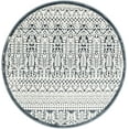thumbnail image 4 of Jill Zarin Uptown Collection Area Rug - Cloisters (3' 3" Round Blue/Ivory), 4 of 5