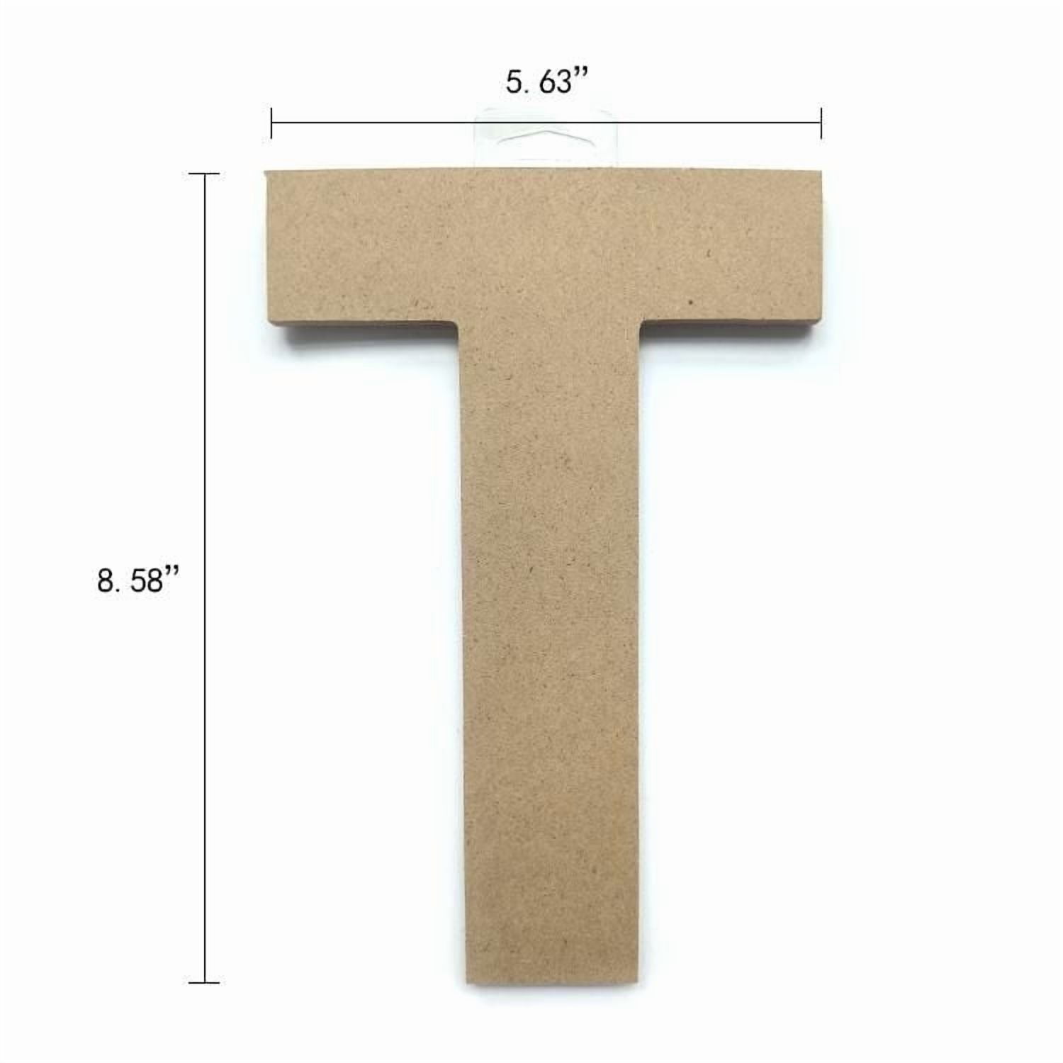 Lerman decor's wood letter T