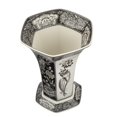 thumbnail image 2 of Spode Heritage Collection 10.5 Inch Hexagonal Vase (Floral), 2 of 4