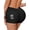 Black, variant on Women's High-Waist Butt Lifter Panties - 2-Pack Seamless Hip Enhancer Boyshort Underwear, Padded for Body Shaping S