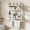 White, variant on Bamworld Bamboo Bathroom Shelves Organizer Towel Rack for Storage Black Adjustable 3 Tiers Floating Shelf over the Toilet Storage with Hanging Rod