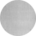 thumbnail image 1 of Ahgly Company Indoor Round Solid Gray Modern Area Rugs, 8' Round, 1 of 1