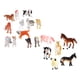 thumbnail image 1 of 18 piezas animales de granja de juguete Country plástico juguete caballo cerdo perro oveja burro, 1 of 9