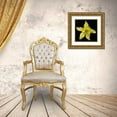 thumbnail image 3 of Reynolds, Richard 26x26 Gold Ornate Wood Framed with Double Matting Museum Art Print Titled - Columbine ~ Origami Yellow, 3 of 4