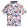 thumbnail image 3 of Kids Hawaiian Shirt Short Sleeve Girls Button up Shirt Beach Kids Casual Shirts Boy Shirts for Boys 10-11 Years, 3 of 3