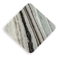 thumbnail image 4 of Signature Design by Ashley Baretton Small Accent Coffee Table - Natural Marble with Black/White/Taupe Tones, Square Design, 4 of 5