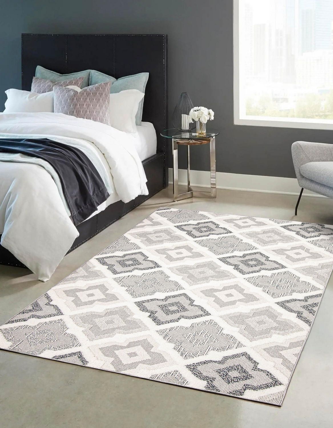 ECARPET Jute Style Area Rug for Bedroom, Living Room, Dining Room Nola Collection