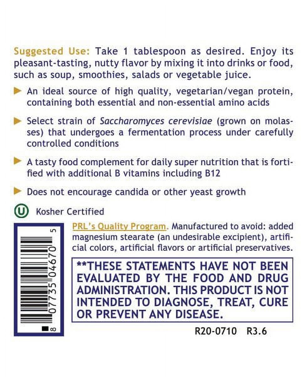 Premier Research Labs Nutritional Flakes - Supports Immune System Health - Features Delicious Vegetarian Protein with Nutritional Yeast - Pure Vegan & Gluten-Free Protein Powder - 10 oz
