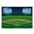thumbnail image 2 of Sports Cutting Board, Cartoonish Scene of Stadium with Heavy Spots and Fild Match Game Baseball Themed, Decorative Tempered Glass Cutting and Serving Board, in 3 Sizes, by Ambesonne, 2 of 4