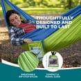 thumbnail image 4 of Bliss Hammocks Hammock in a Bag with Carabiner Hooks and Tree Straps, Mermaid, 4 of 11