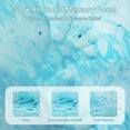 thumbnail image 3 of 2 inch Memory Foam Mattress Topper Full Size In a Box, Blue, 3 of 4