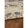 thumbnail image 5 of Contemporary Home Living 2' x 3' Medallion Flower Border Area Throw Rug - Cream and Navy Blue, 5 of 7