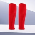 thumbnail image 3 of Women Leg Warmers, Knitted Warm High Elasticity Long Socks for Autumn Winter 1 Pair, 3 of 8