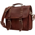 thumbnail image 3 of Rajeriya leather vintage Cross-body Messenger Satchel Bag for Men Women ''13 Inch'', 3 of 5