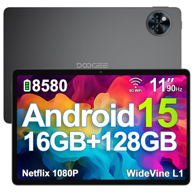 Tableta DOOGEE U11 (2025) Android 15 de 11 pulgadas, 16 GB+128 GB/2 TB TF