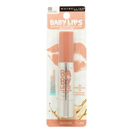 Maybelline New York Baby Lips Color Balm Crayon, Toasted (Top Ten Best Lip Balms)