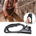 thumbnail image 4 of Outdoor Mountaineering Climbing Left Hand Rappelling Gear Equipment Rope Clamp for 8-13mm, 4 of 8
