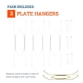 thumbnail image 2 of Colgadores de platos Cloverdale Supply de acero inoxidable de 8 a 10 pulgadas (3 unidades), 2 of 7