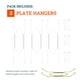 thumbnail image 2 of Colgadores de platos Cloverdale Supply de acero inoxidable de 8 a 10 pulgadas (3 unidades), 2 of 7